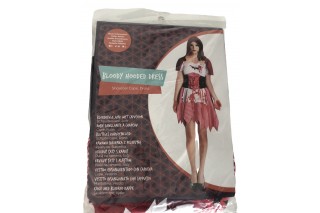 Strój damski- przebranie- Bloody Hooded Dress ( Krwawa sukienka z peleryną).