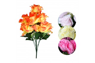 Bukiet róż, dwanaście kwiatów o wys. 45 cm