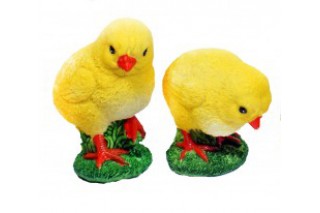 Figurki dekoracyjne - Kurczaczki kpl. 2 szt o wymiarach 10/10cm.