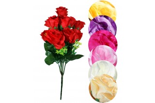 Bukiet róż-12 kwiatów; wys. 45 cm.